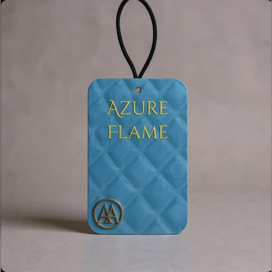 Azure Flame — Cologne-Inspired Car Freshener